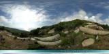 Antiche cave di granito - foto panoramica a 360 gradi