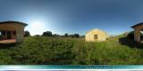 Fortezza di Luceri (ruderi) e Chiesa di Santa Lucia - foto panoramica a 360 gradi