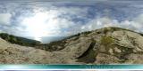 Antiche cave di granito - foto panoramica a 360 gradi