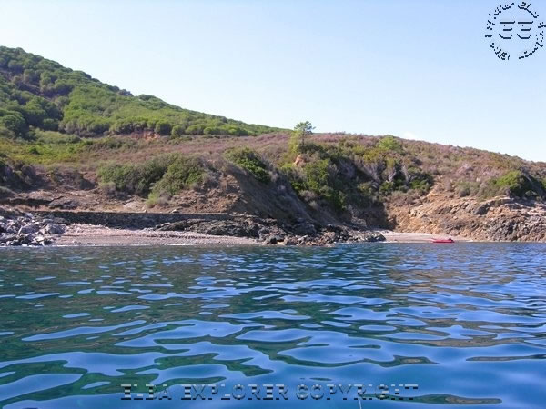 Spiaggia Di Miniera Dei Sassi Neri Capoliveri Isola Delba