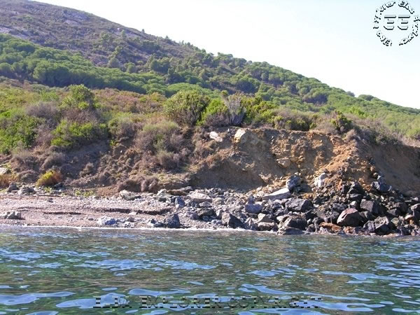 Spiaggia Di Miniera Dei Sassi Neri Capoliveri Isola Delba