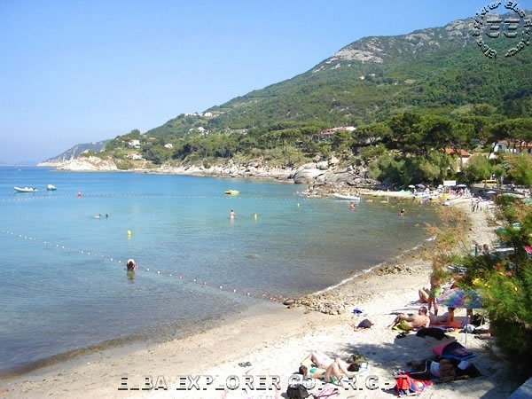 Spiaggia Di Santandrea Marciana Isola Delba